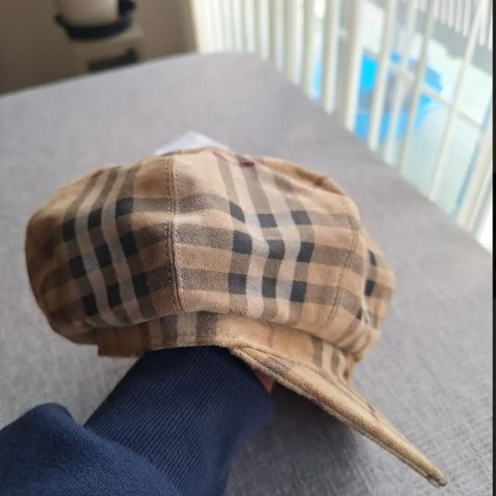 Burberry Vintage Suede Newsboy cap - Size S - Picture 3 of 9